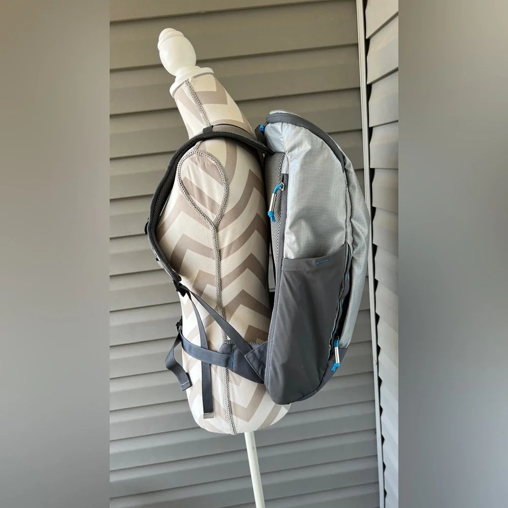 Timber Ridge Xplorer 25L Hiking Pack Reflective Accents & Waist Strap Gray